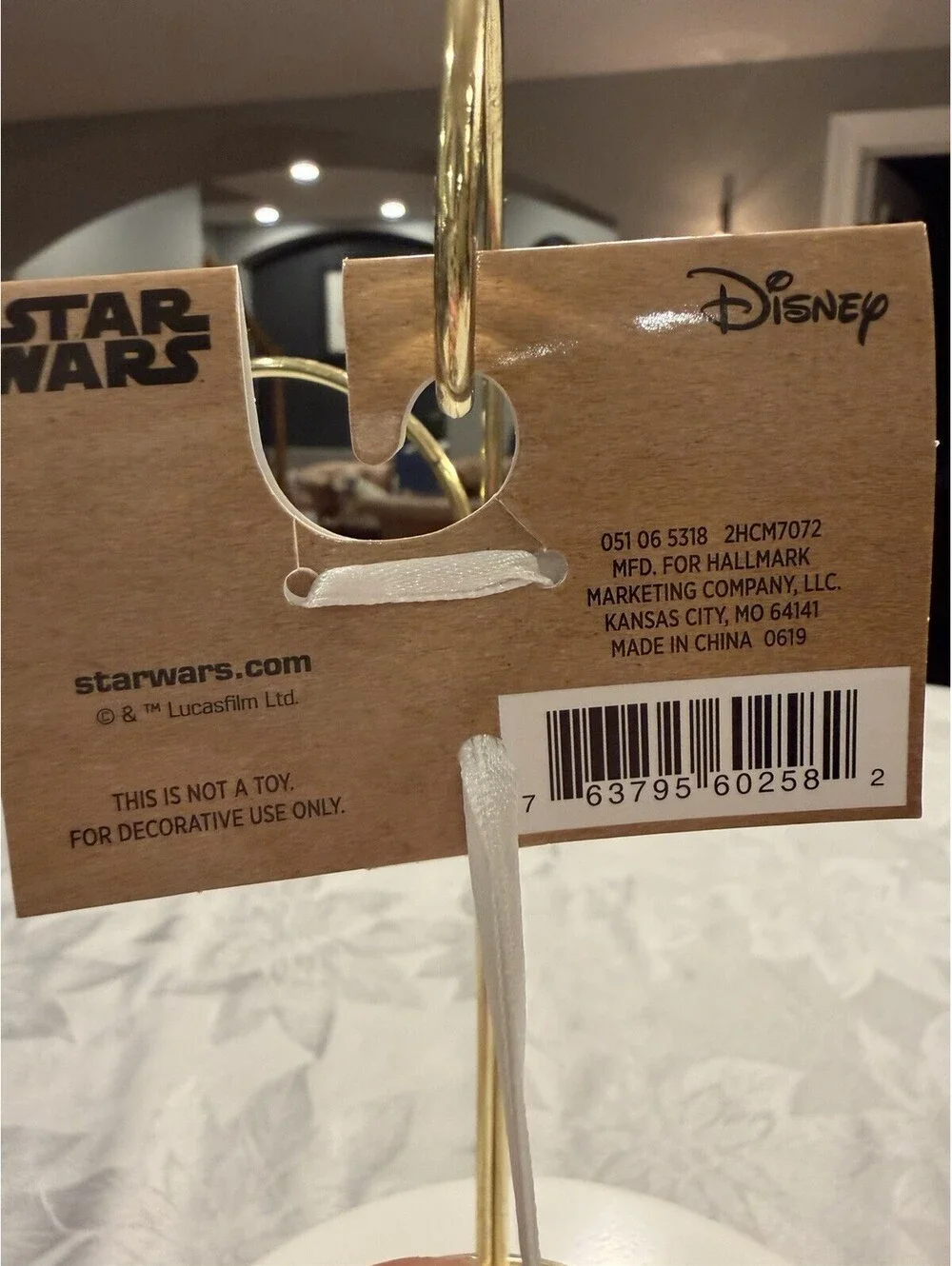 Hallmark Star Wars R2-D2 Ornament Shatterproof With Tags